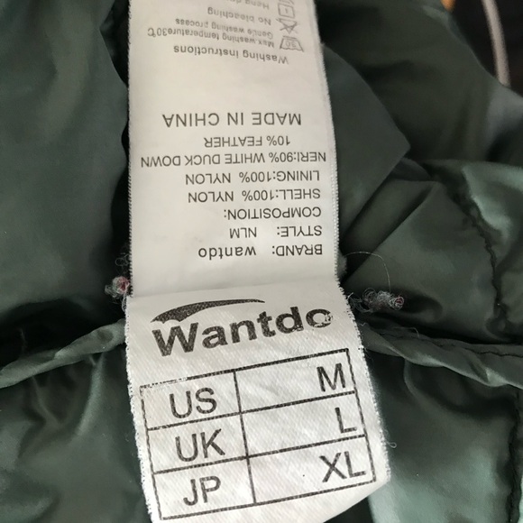 Wantdo Green Lightweight Down Jacket Womens - Picture 8 of 10